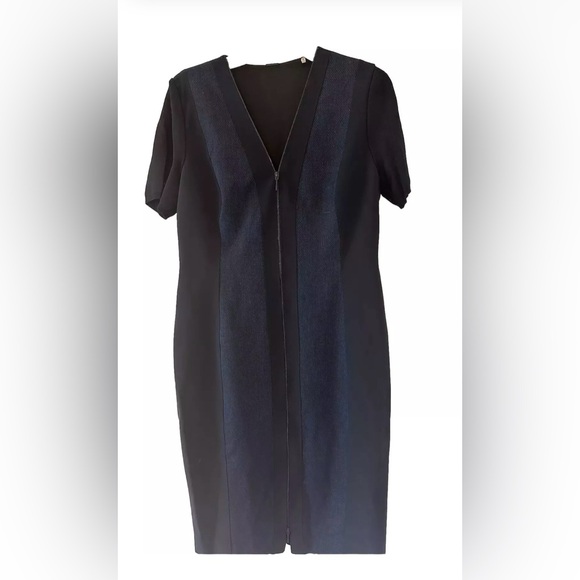 Elie Tahari black‎ short sleeve size 12 - Picture 1 of 6